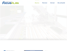 Tablet Screenshot of focusplan.fi